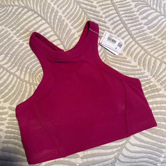 Lululemon Ribbed Nulu High-Neck Yoga Bra - Picture 4 of 5
